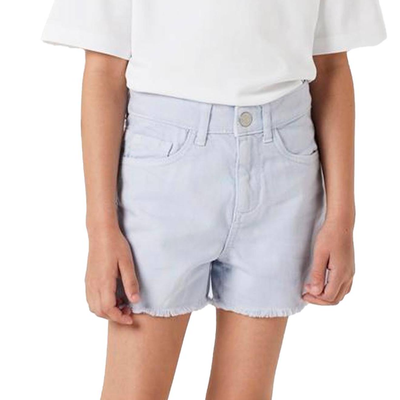 Short En Jean Fille Violet