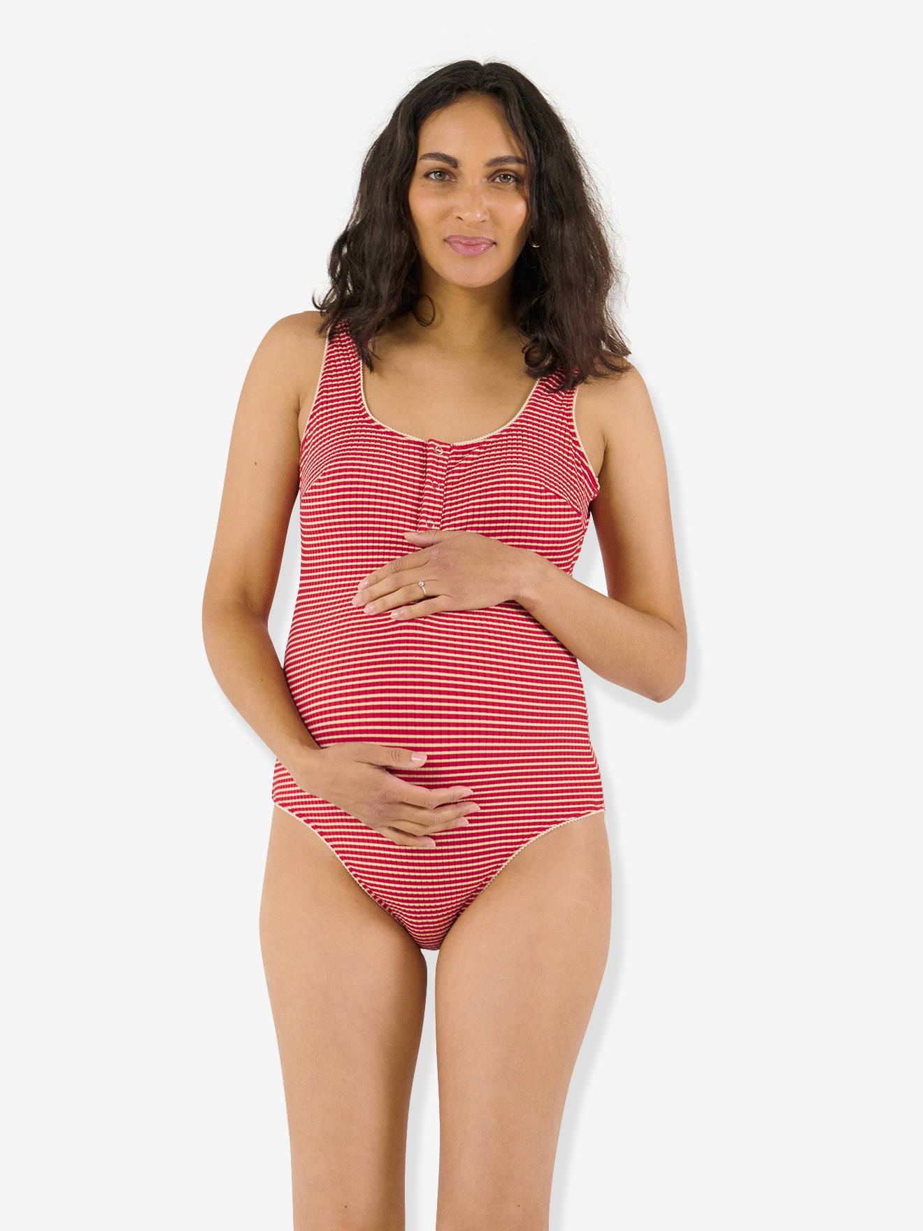 Maillot de bain une pice grossesse rouge 71 €