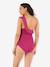 Maillot de bain de grossesse Bloom fuchsia+noir+vert 6 - vertbaudet enfant 