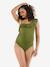Maillot de bain de grossesse Bloom fuchsia+noir+vert 11 - vertbaudet enfant 