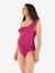 Maillot de bain de grossesse Bloom fuchsia+noir+vert 4 - vertbaudet enfant 