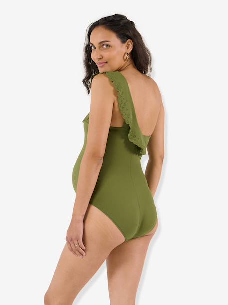 Maillot de bain de grossesse Bloom fuchsia+noir+vert 15 - vertbaudet enfant 