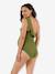 Maillot de bain de grossesse Bloom fuchsia+noir+vert 15 - vertbaudet enfant 