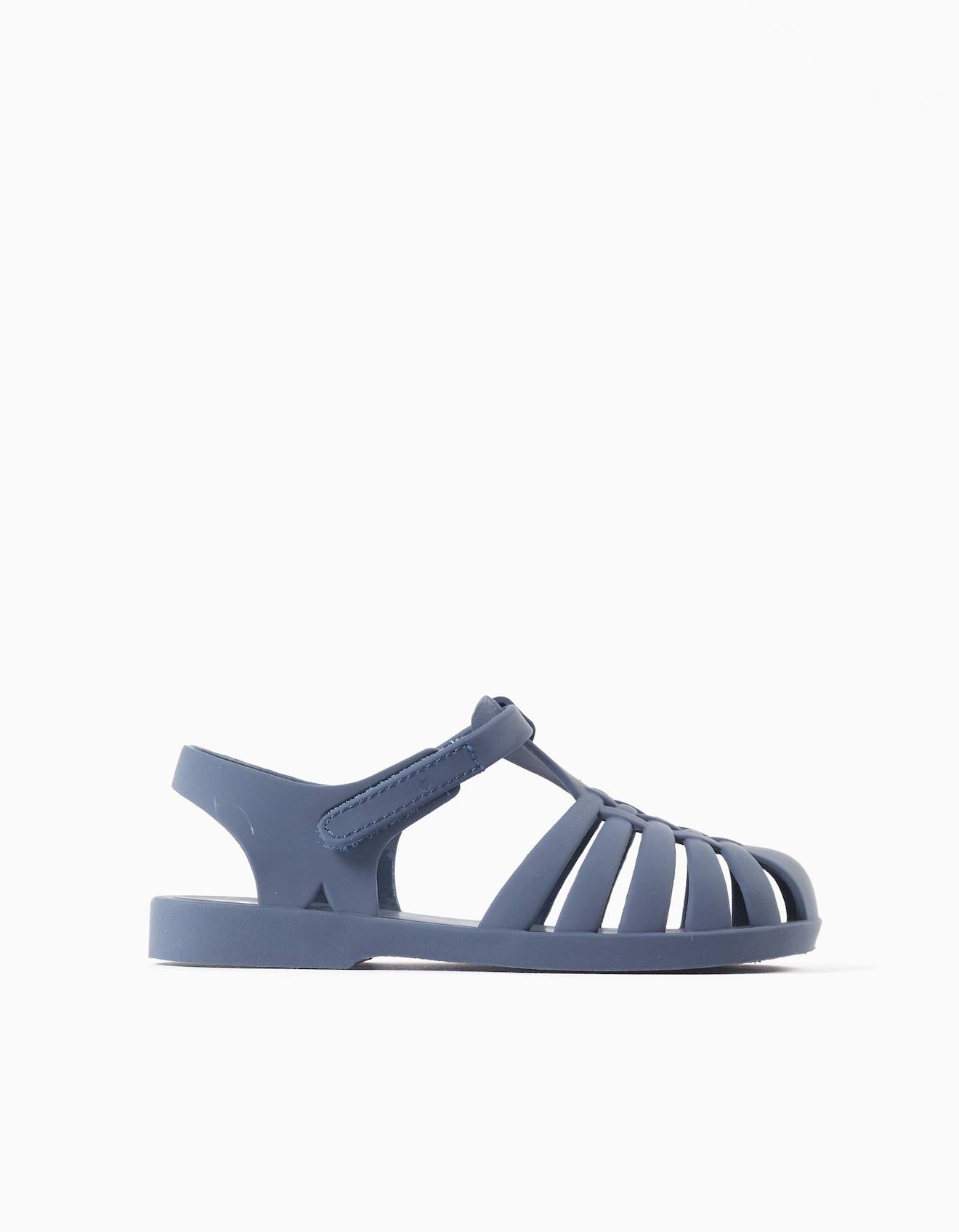 Sandales Jelly Avec Fermeture Scratch Bleu 19 €
