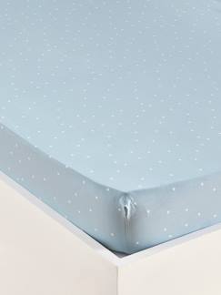 Linge de maison et décoration-Linge de lit enfant-Drap-housse-Drap-housse coton étoiles "aviateur"