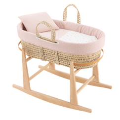 Couffin matelasse + support en bois  - vertbaudet enfant