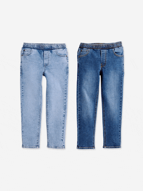 Garçon-Lot 2 jeans garçon slim 