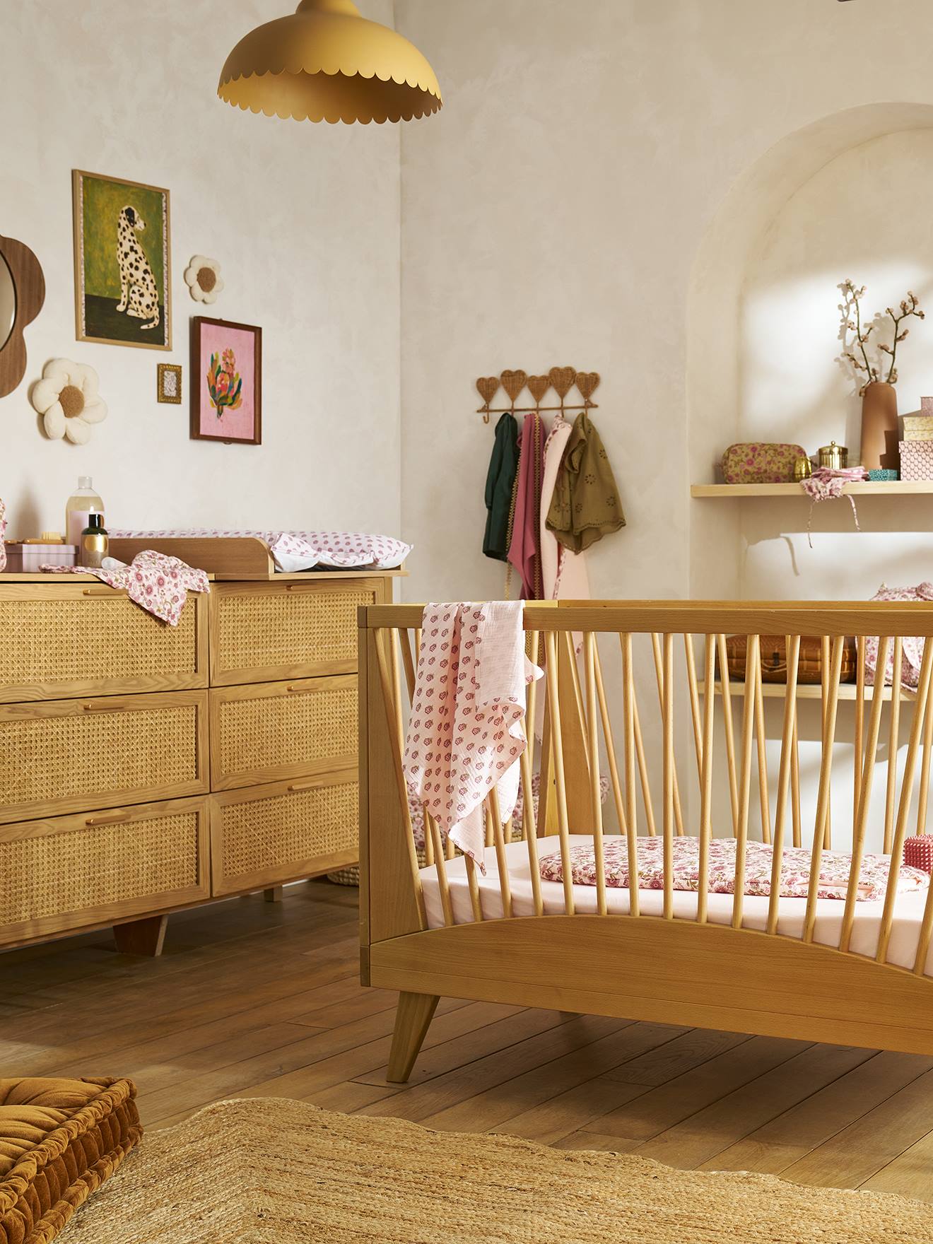 Plan à langer compatible commode 42 et 52cm bois (Vertbaudet) - Image 2