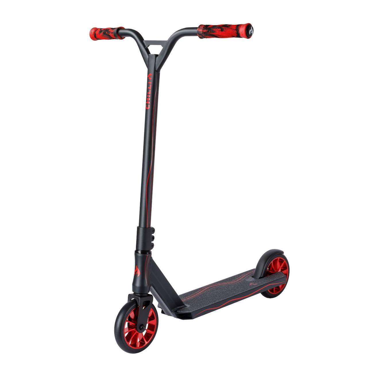 Trottinette Freestyle Chilli Wave Track Gris Foncé & Rouge
