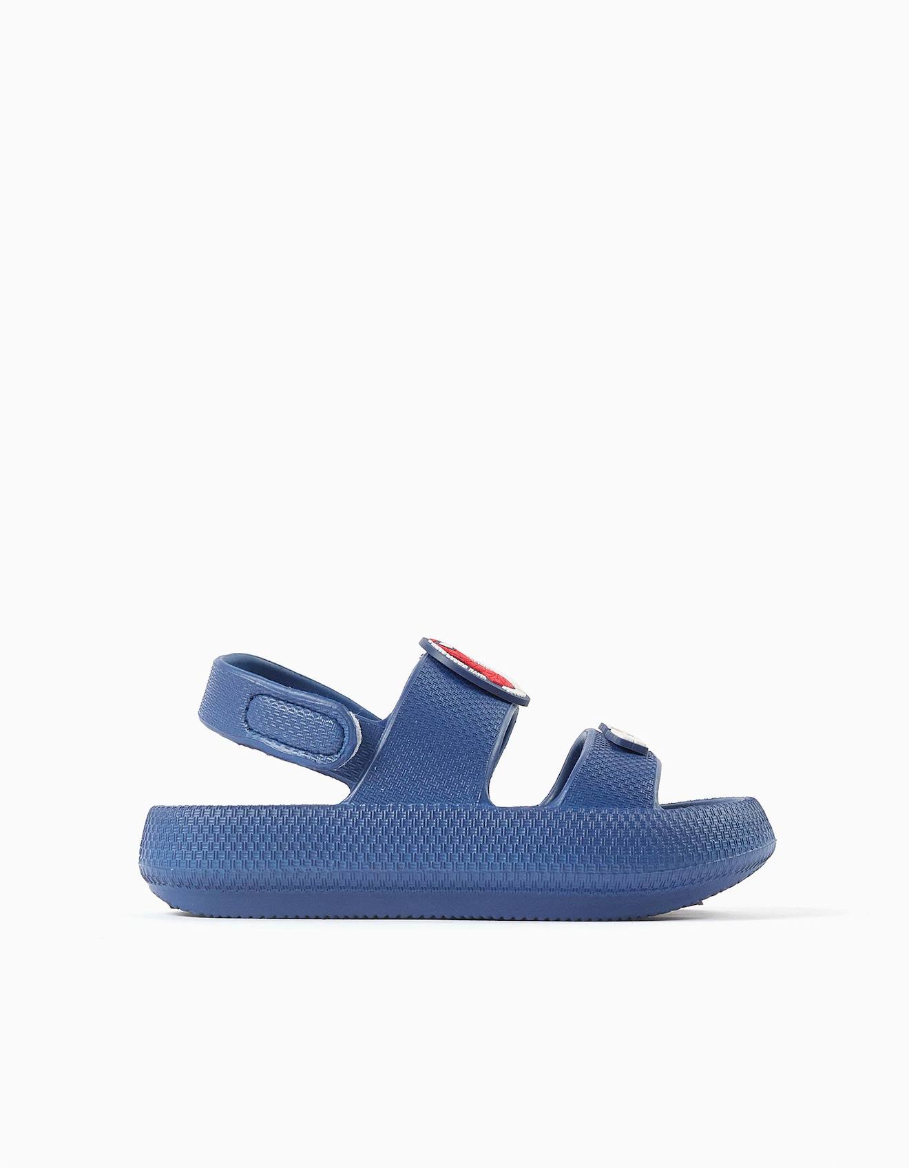 Sandales En Caoutchouc Avec Semelle Antidérapante Spider-man Bleu Foncé Sandales En Caoutchouc Avec Semelle Antidérapante Spider-man Bleu Foncé