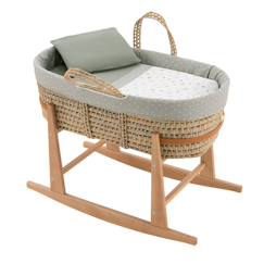 Couffin matelasse + support en bois  - vertbaudet enfant