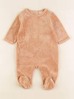 Pyjama velours - 3 mois  - vertbaudet enfant