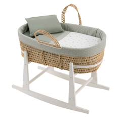 Couffin matelasse + support en bois  - vertbaudet enfant