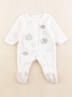 Pyjama velours - 0 mois  - vertbaudet enfant