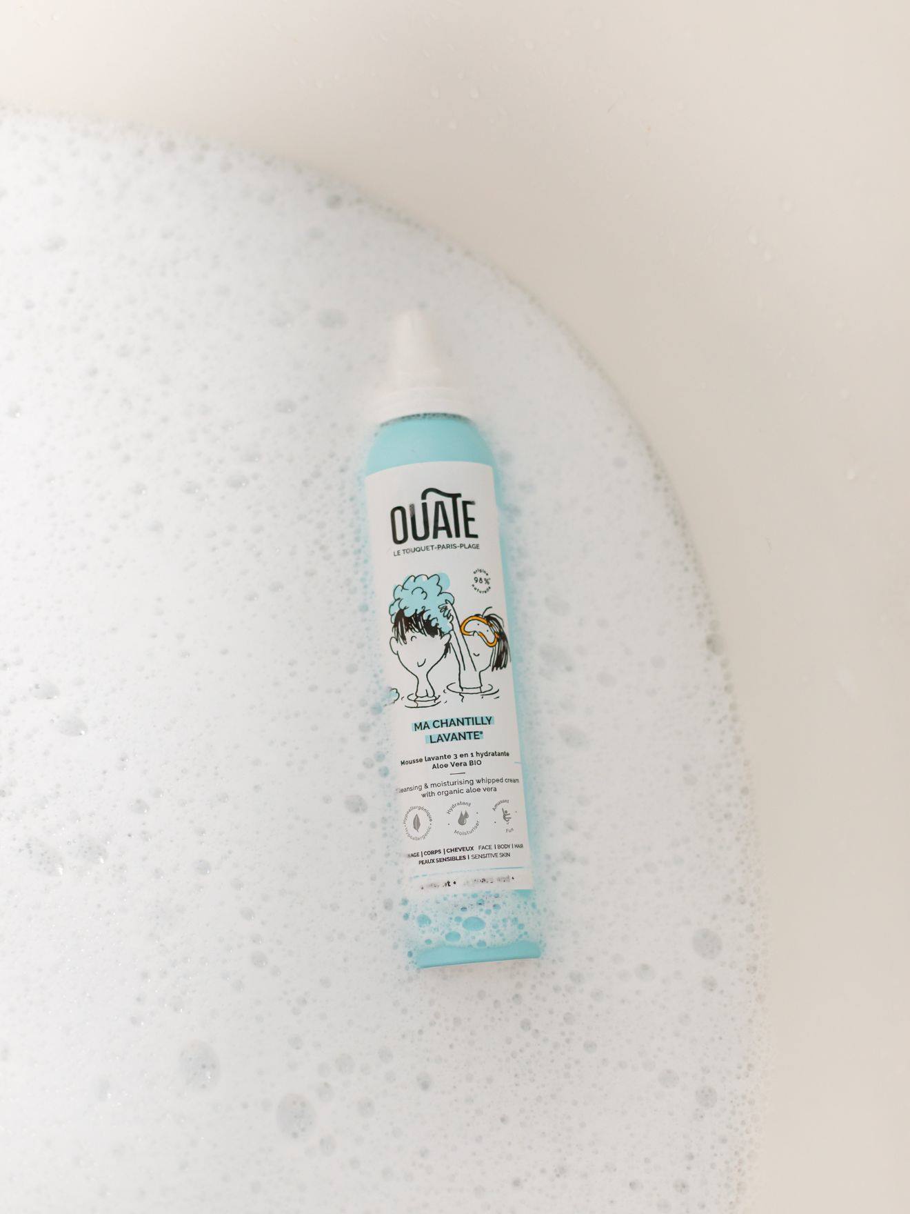 Mousse Lavante Enfant Peau Sensible Hypoallergénique, Hydratante Et Apaisante Multicolore (Ouate) - Couverture