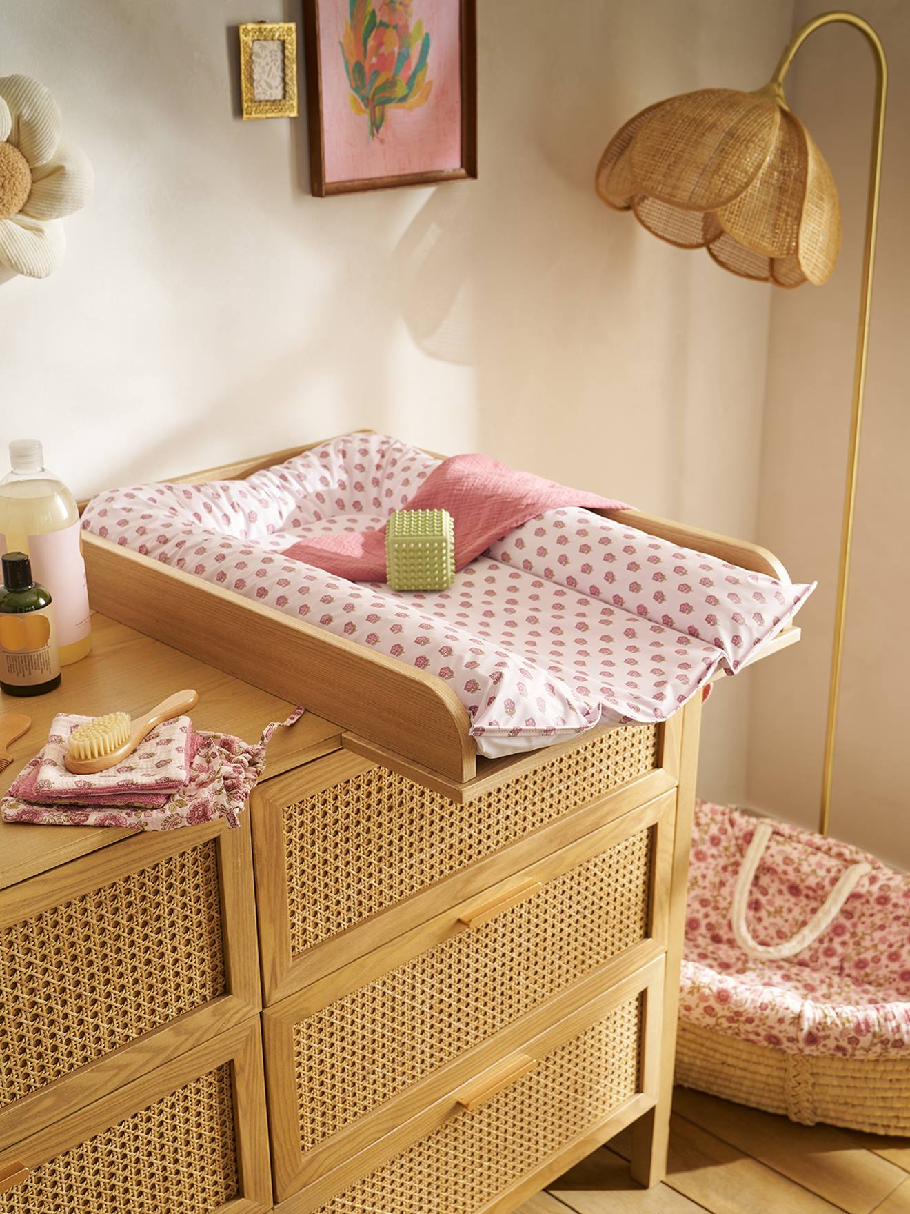 Plan à langer compatible commode 42 et 52cm bois