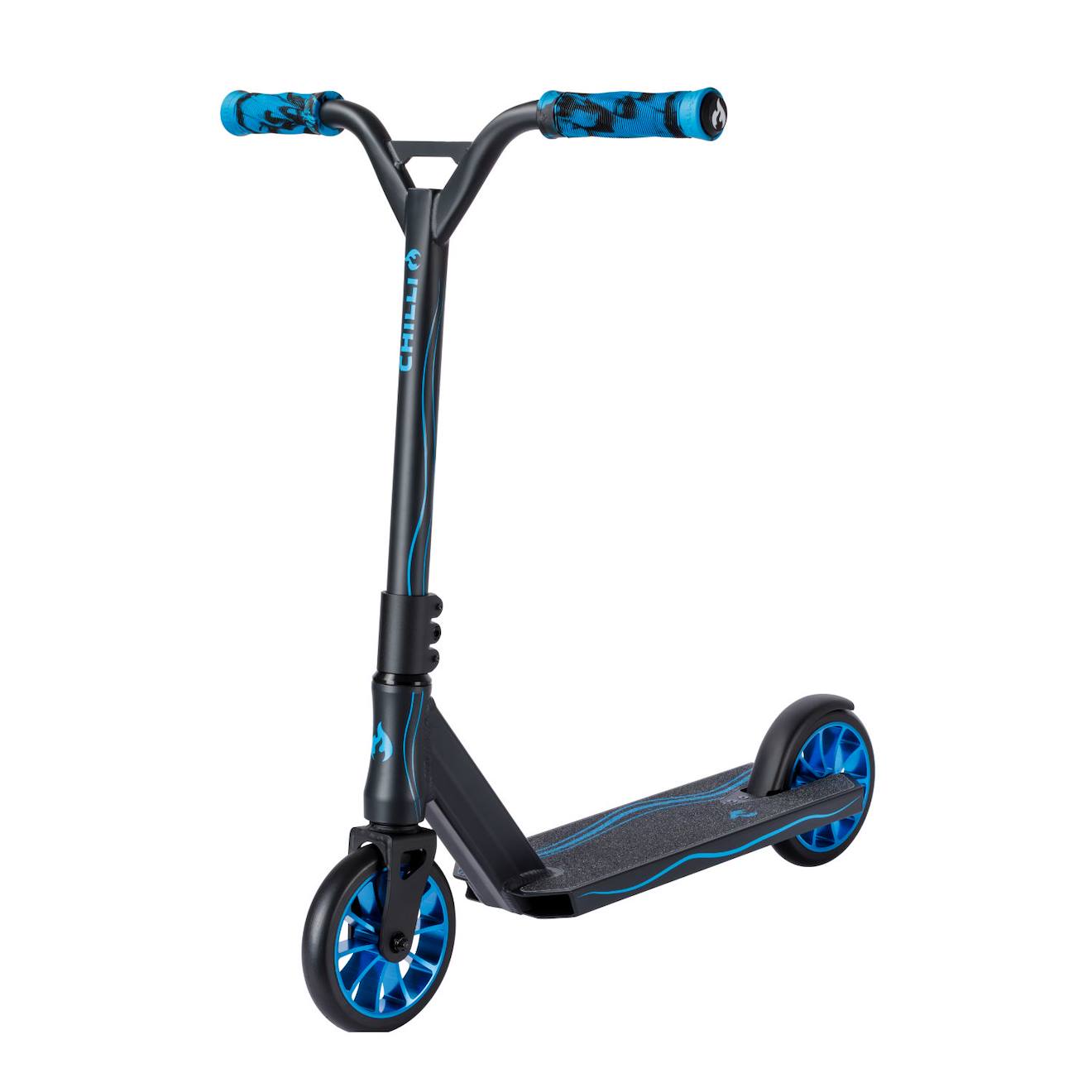 Trottinette Freestyle Chilli Wave Track Gris Foncé & Bleu