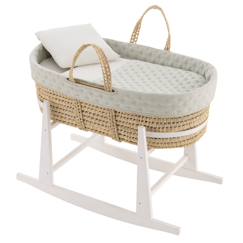 Couffin matelasse + support en bois  - vertbaudet enfant