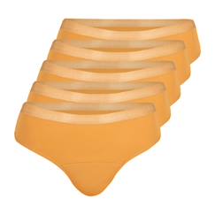 Vêtements de grossesse-Lingerie-Culotte, shorty-Lot de 5 tangas menstruels femme athena