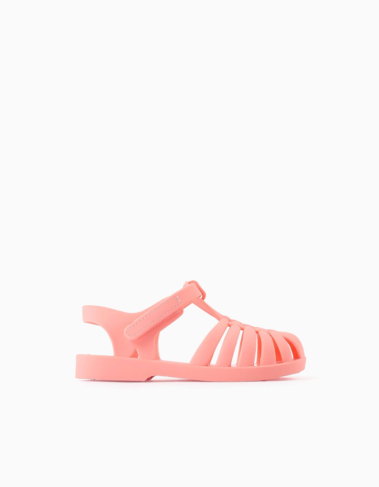 Sandales Jelly Avec Fermeture Scratch Corail Clair 19 €