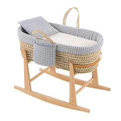 Couffin matelasse + support en bois  - vertbaudet enfant
