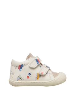 -Chaussures premiers pas en cuir et en daim cocoon vl