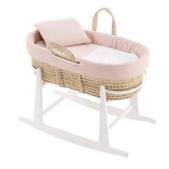 Couffin matelasse + support en bois  - vertbaudet enfant