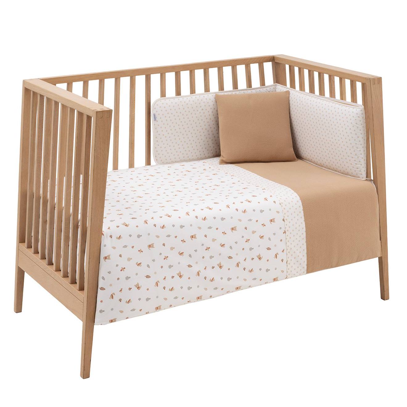 Jeu De Literie Pour Lit Bébé Beige