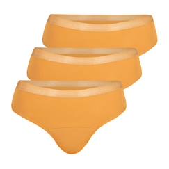 Vêtements de grossesse-Lingerie-Culotte, shorty-Lot de 3 tangas menstruels femme athena