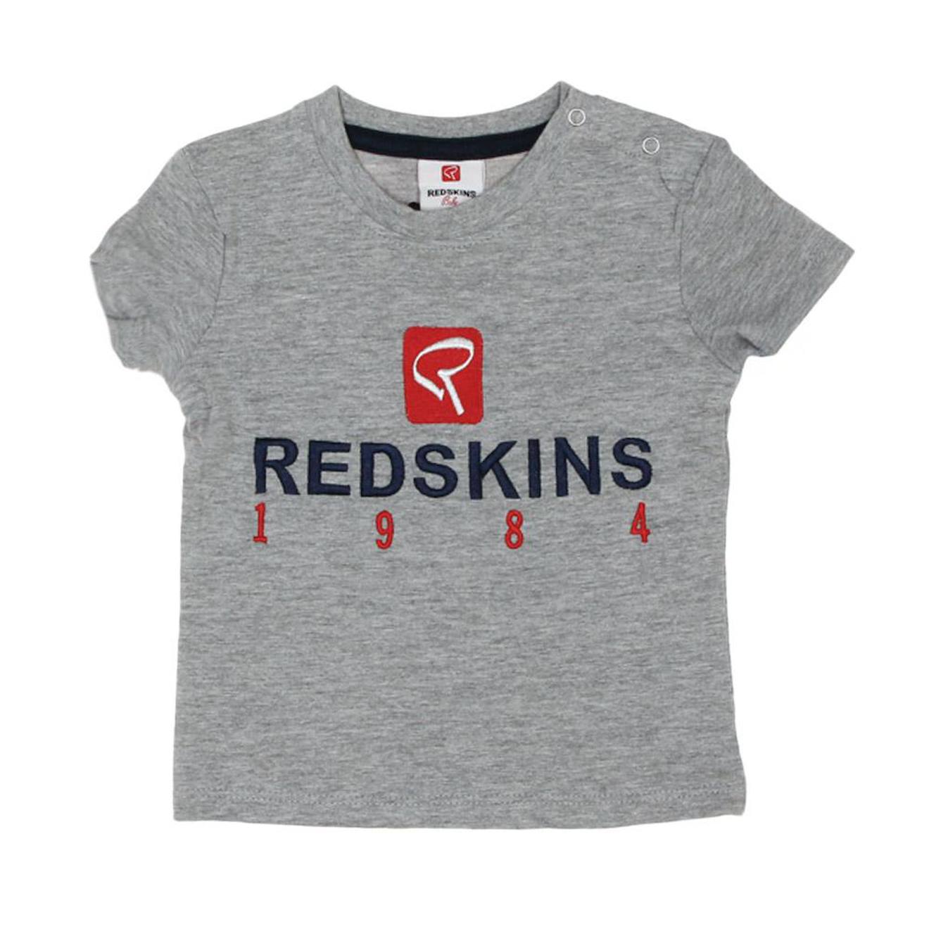 T-shirt Bébé Manches Courtes Gris T-shirt Bébé Manches Courtes Gris