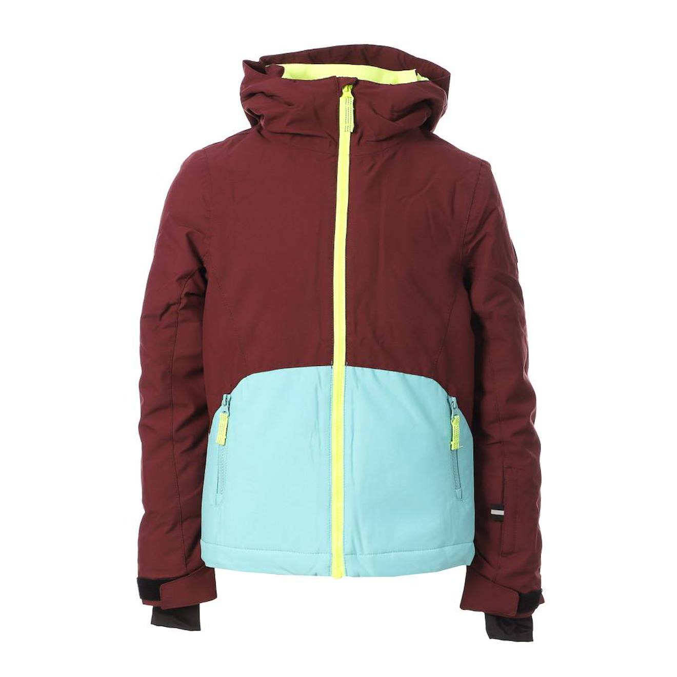 Veste De Ski Fille Arsenite Rouge Et Turquoise