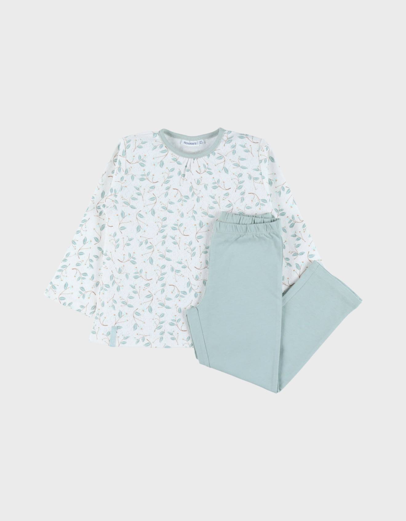 Pyjama Bébé Coton Imprimé Bleu