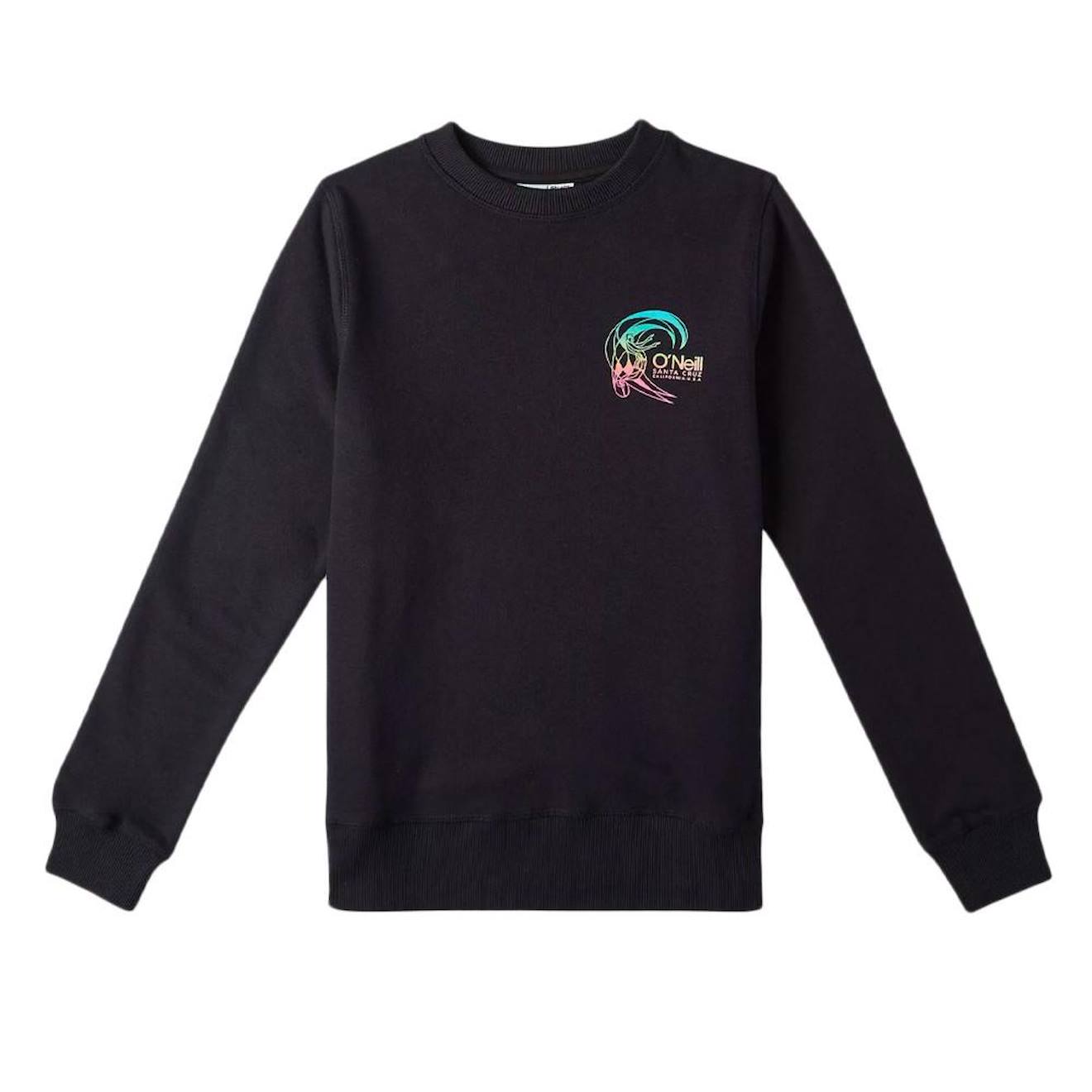 Sweat Fille Circle Surfer Noir