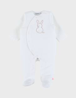 Pyjama bébé velours brodé  - vertbaudet enfant