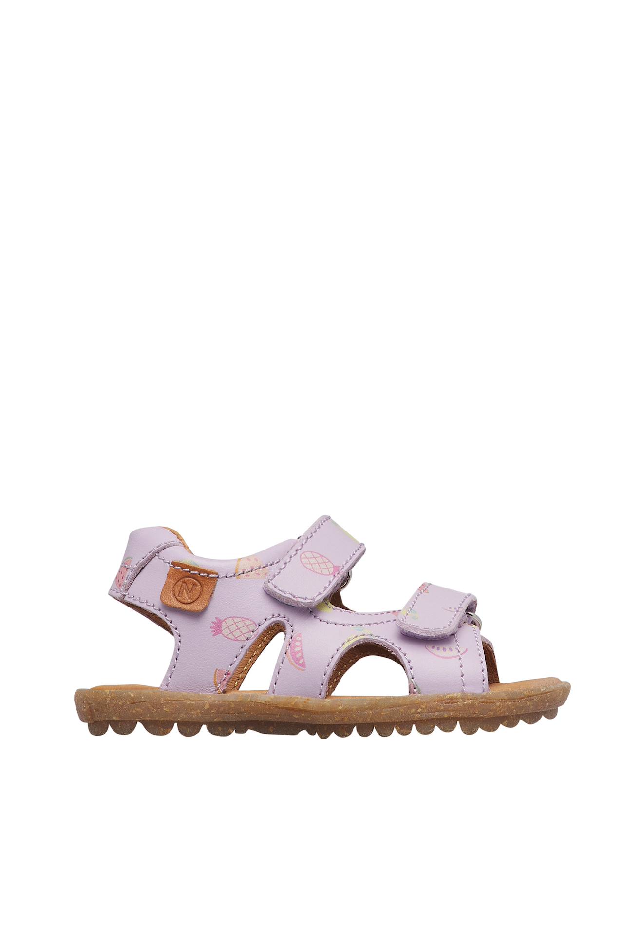 Sandales En Cuir Avec Imprim Fruits Sky Lilas- 66 €