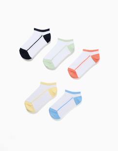 5 paires de socquettes avec détails contrastés  - vertbaudet enfant