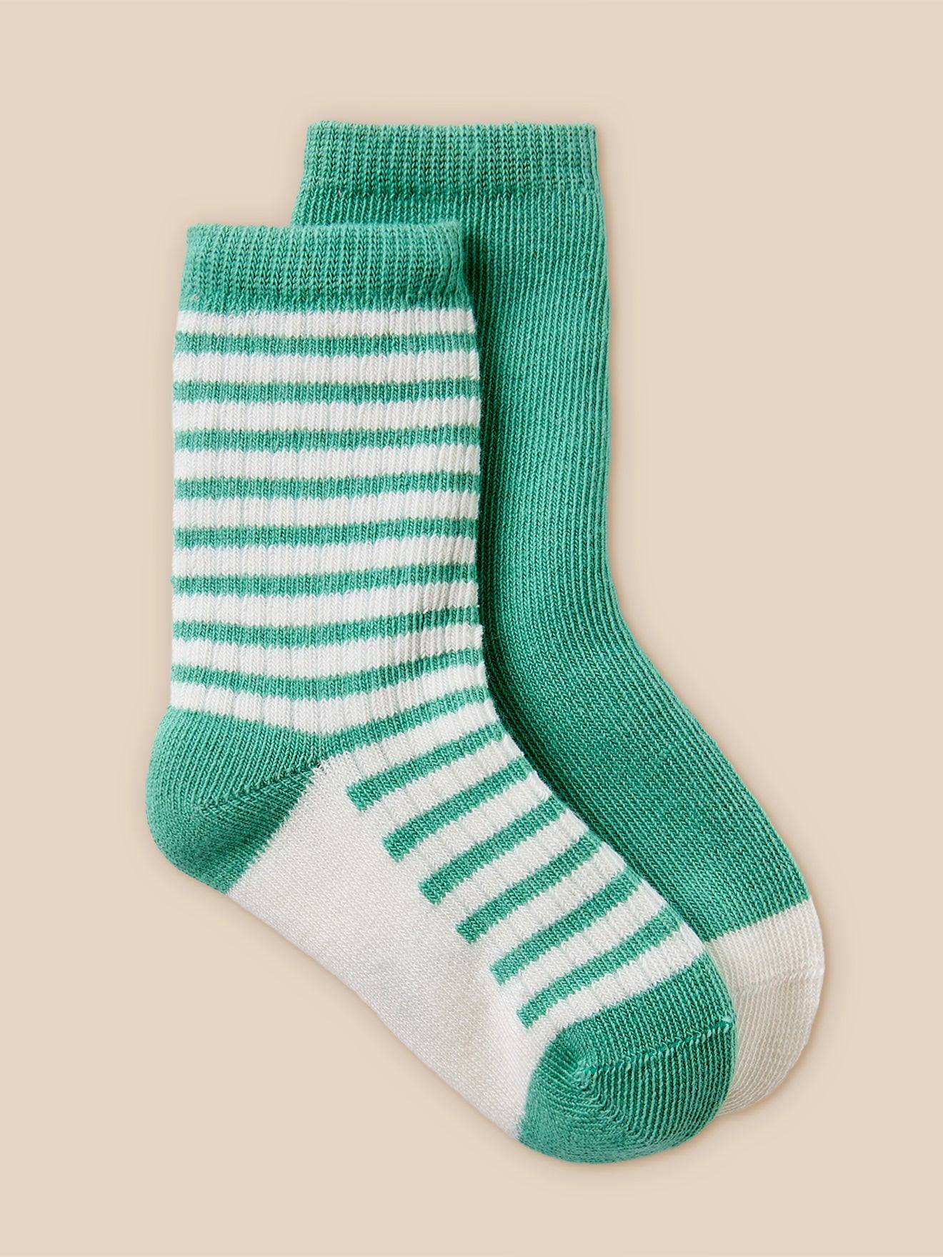 Lot De 2 Paires De Chaussettes Ctes Bb Chlorophyle 7 €