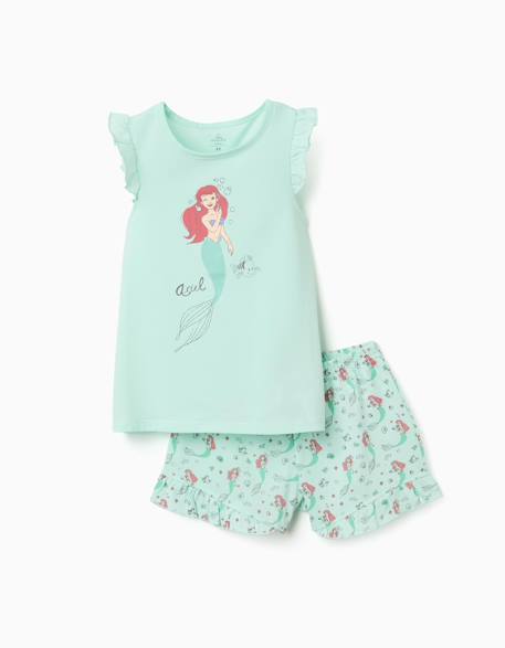 Fille-Pyjama en coton avec imprimés la petite sirène