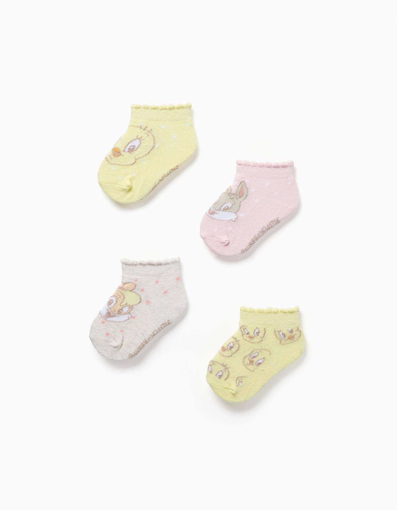 Lot De 4 Paires De Socquettes Looney Tunes Multicolore