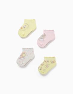 Lot de 4 paires de socquettes looney tunes  - vertbaudet enfant