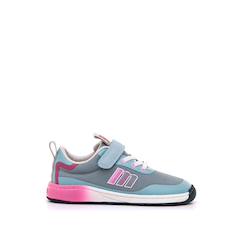 Chaussures-Sneakers filles textile lacets- fermeture adhésive barefoot