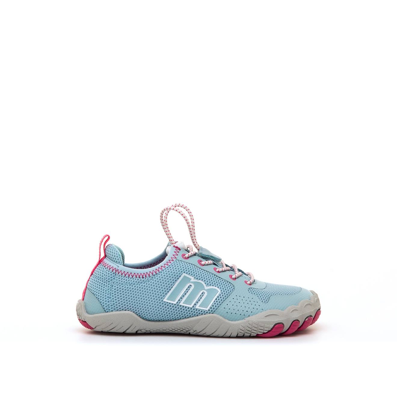 Sneakers filles synthétique lacets light blue
