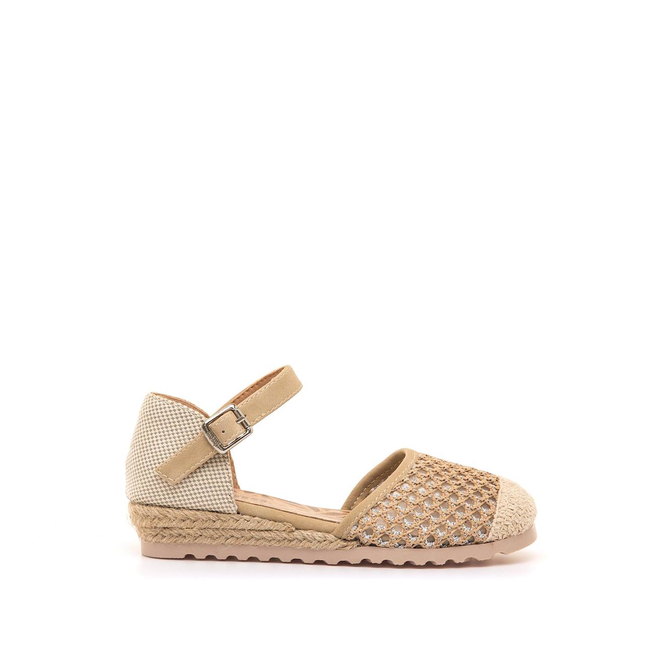 Sandales Filles Synthétique Boucle Beige Sandales Filles Synthétique Boucle Beige