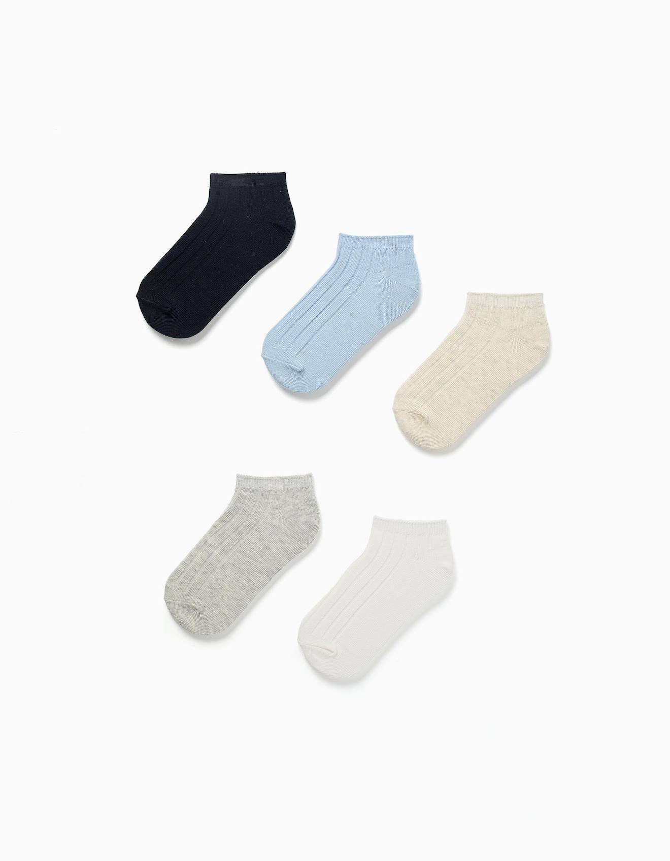Lot De 5 Paires De Socquettes Cteles Multicolore 13 €