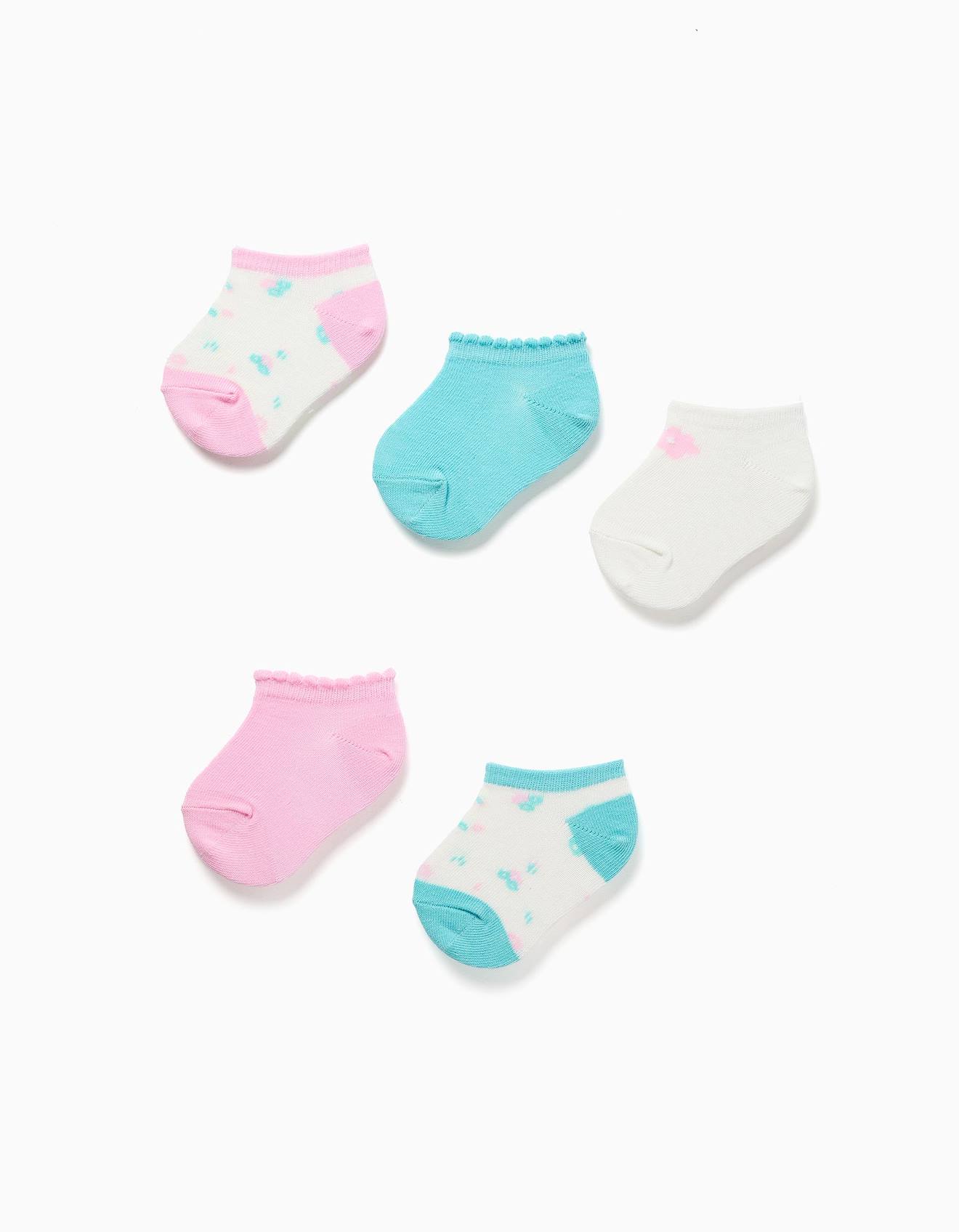 5 Paires De Socquettes Uniesflorales Multicolore 10 €