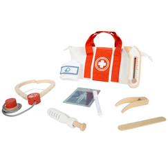 Jouet-Jeux d'imitation-Maison, bricolage et métiers-Mallette de médecin