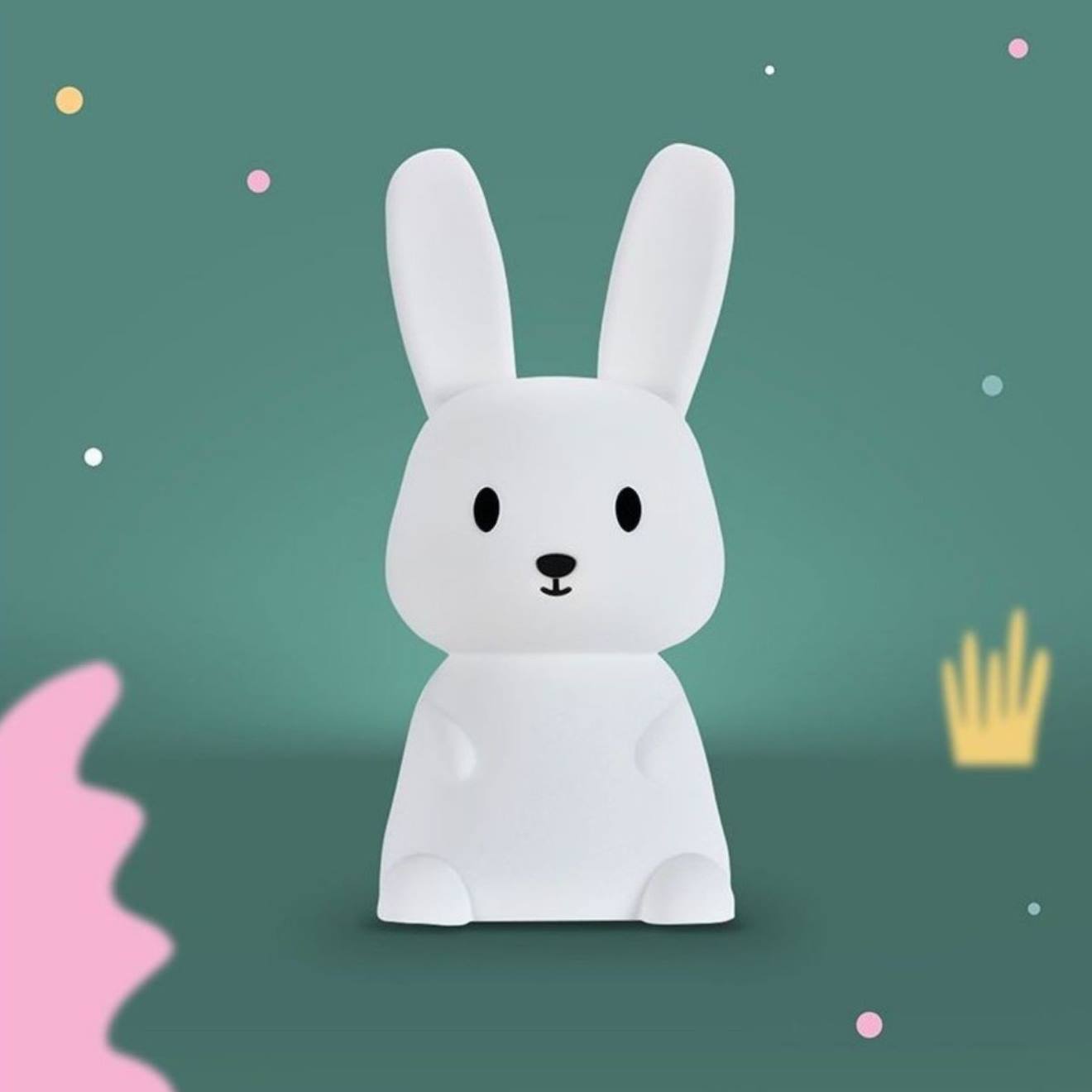 Grande Veilleuse Lapin L Blanche Blanc (mary's) - Image 2