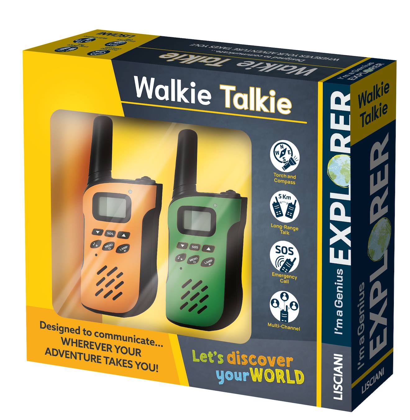 Walkie Talkie Pour Enfants Dès 8 Ans Avec Torche Et Boussole Multicolore