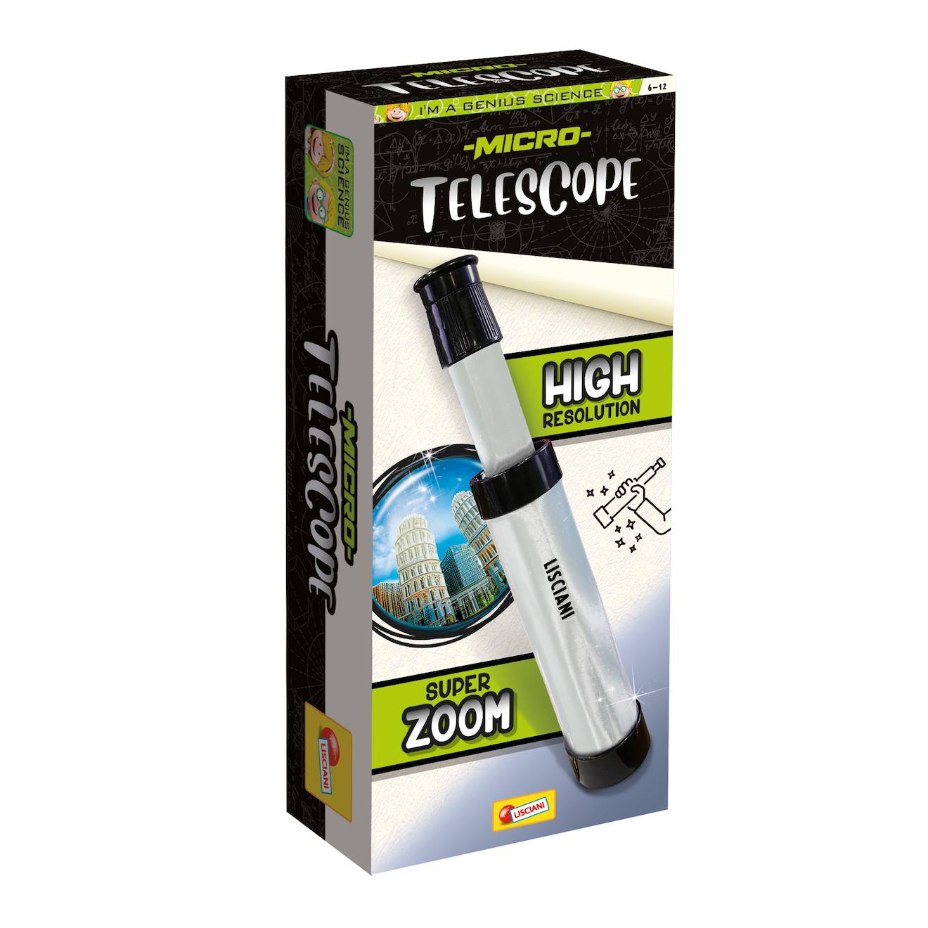 Micro Télescope Pour Enfants - I'm A Genius Display Multicolore
