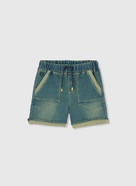Garçon-Short-Bermuda en jean garçon